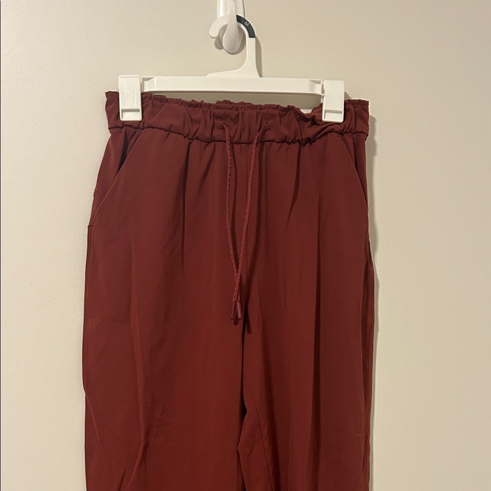 Lululemon Stretch High Rise Jogger Dark Terracotta Size 6